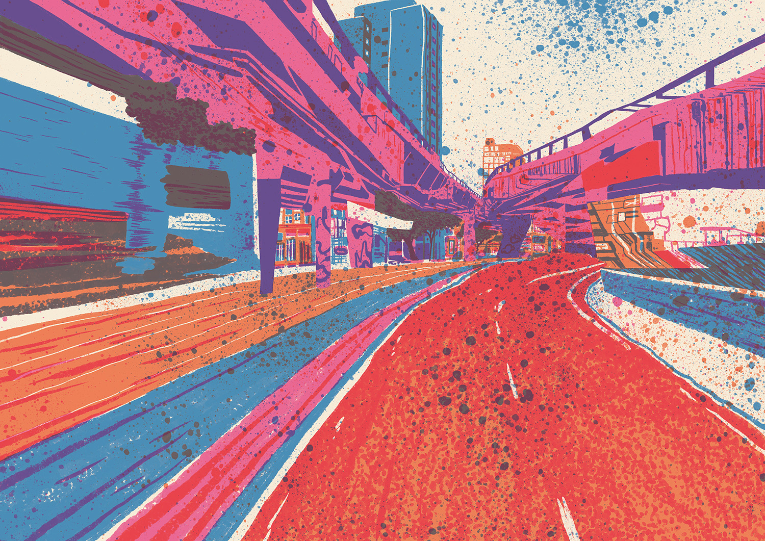 Screenshots from Google Street View Get a Color-Drenched Makeover