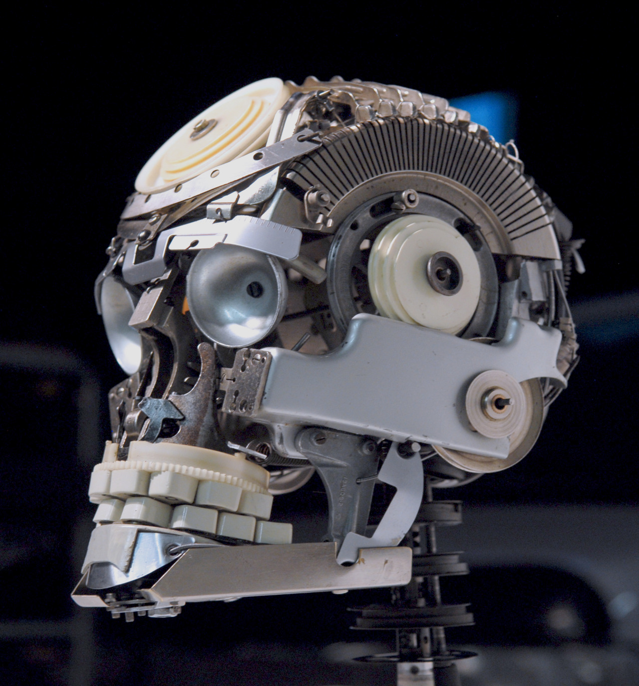 Disassembled Typewriters LargerThanLife Human Sculptures