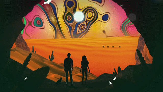 A Trippy Desert Mirage Emerges in a New Animated Music Video