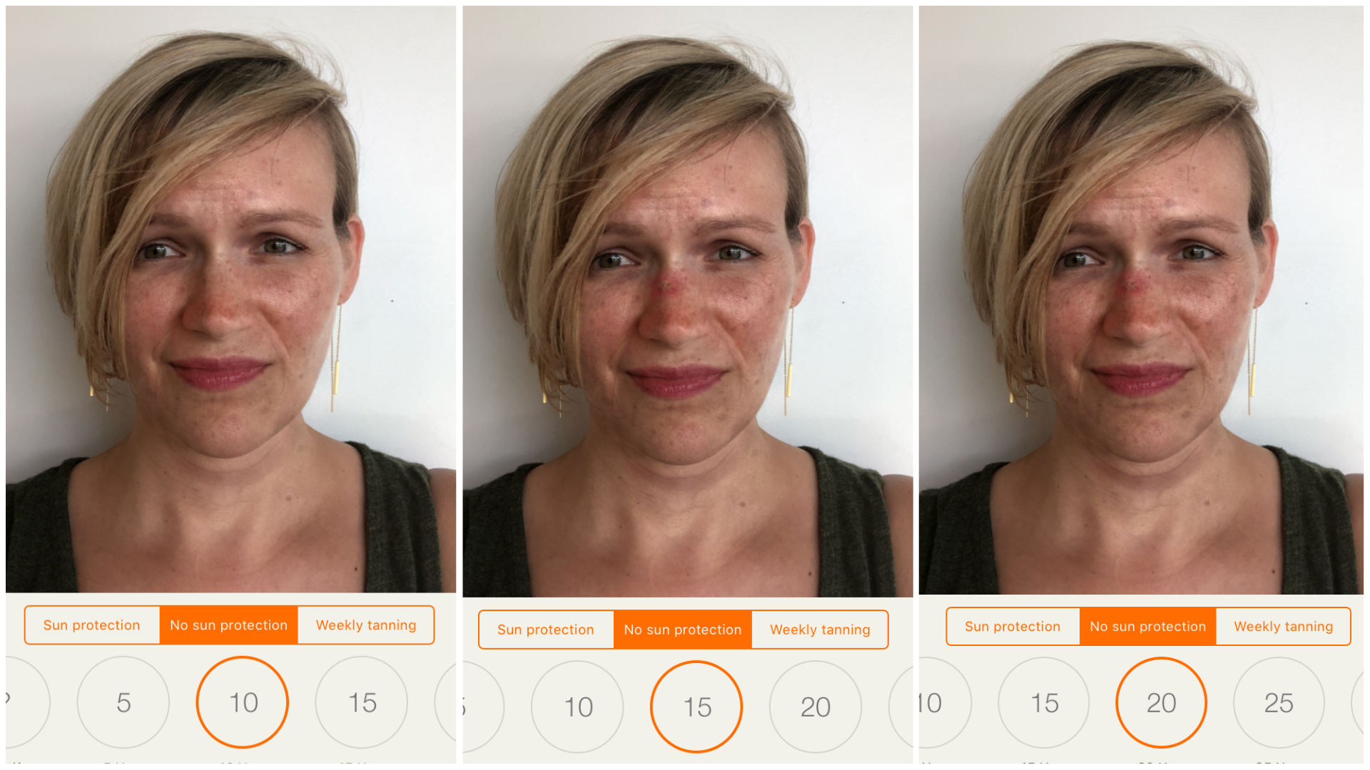 This Terrifying App Shows You What Not Using Sunscreen Will Do to Your Face - VICE